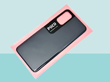 Tkgz - Xiaomi POCO M3 PRO Arka Kapak Batarya Kapağı - SİYAH