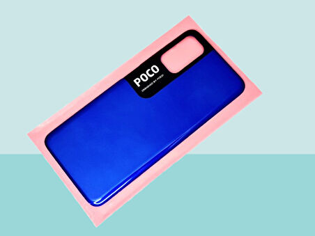 Tkgz - Xiaomi POCO M3 PRO Arka Kapak Batarya Kapağı - MAVİ