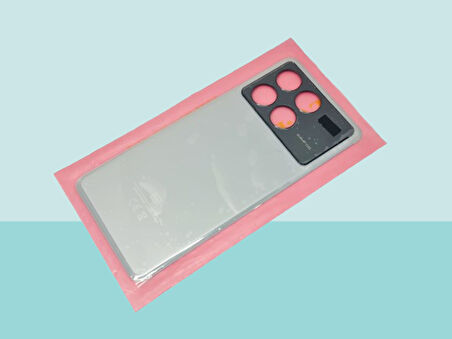 Tkgz - Xiaomi POCO X6 PRO Arka Kapak Batarya Kapağı - GRİ