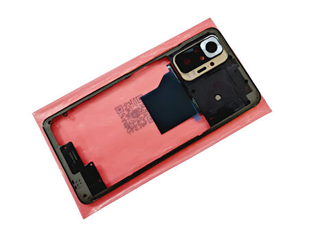 Tkgz - Xiaomi Redmi NOTE 10 PRO (4G) FULL KASA Arka Kapak Batarya Kapağı - GOLD