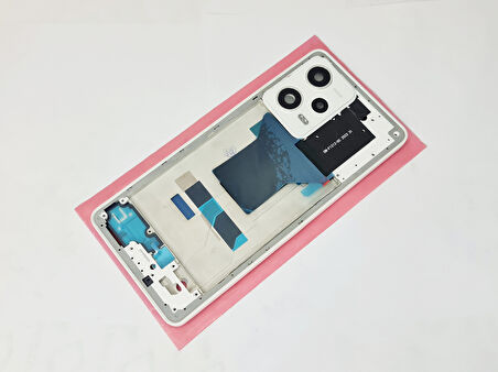 Tkgz - Xiaomi Redmi NOTE 12 PRO  - 5G -  FULL KASA Arka Kapak Batarya Kapağı - BEYAZ