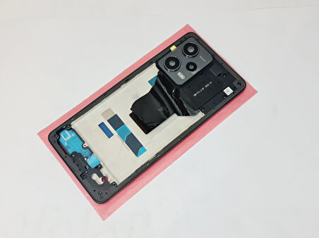 Tkgz - Xiaomi Redmi NOTE 12 PRO  - 5G -  FULL KASA Arka Kapak Batarya Kapağı - SİYAH
