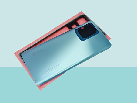 Tkgz - Xiaomi Redmi NOTE 12 PRO PLUS FULL KASA Arka Kapak Batarya Kapağı - MAVİ