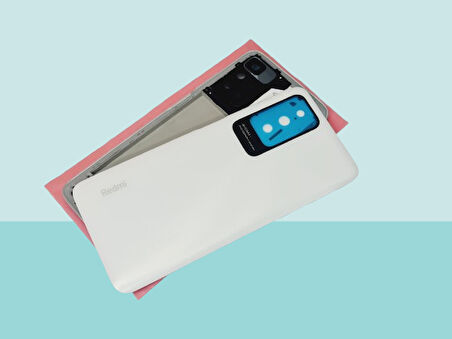 Tkgz - Xiaomi Redmi 10 - 2022 - FULL KASA Arka Kapak Batarya Kapağı - BEYAZ