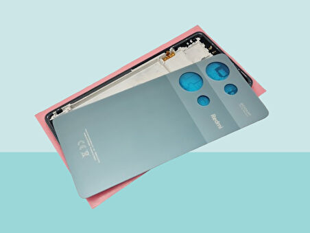 Tkgz - Xiaomi Redmi NOTE 13 PRO - 4G -  FULL KASA Arka Kapak Batarya Kapağı - YEŞİL