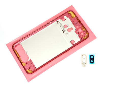 Tkgz - Oppo A5S FULL KASA Arka Kapak Batarya Kapağı - KIRMIZI