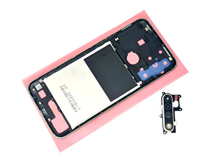 Tkgz - Oppo Realme 6İ FULL KASA Arka Kapak Batarya Kapağı - YEŞİL