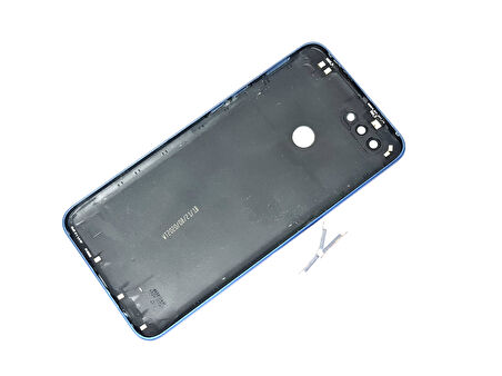 Tkgz - Oppo A12 FULL KASA Arka Kapak Batarya Kapağı - MAVİ