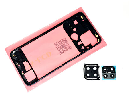 Tkgz - Oppo A15 A15S FULL KASA Arka Kapak Batarya Kapağı - SİYAH