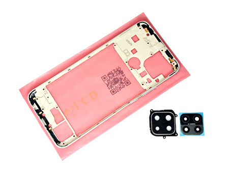 Tkgz - Oppo A15 A15S FULL KASA Arka Kapak Batarya Kapağı - BEYAZ