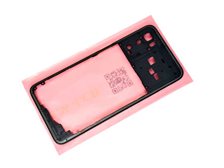 Tkgz - Oppo A16 FULL KASA Arka Kapak Batarya Kapağı - SİYAH