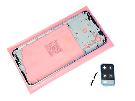 Tkgz - Oppo A54 FULL KASA Arka Kapak Batarya Kapağı - MAVİ