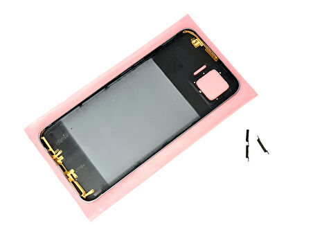 Tkgz - Oppo A73 (2020) FULL KASA Arka Kapak Batarya Kapağı - SİYAH