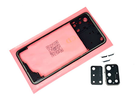 Tkgz - Oppo A74 FULL KASA Arka Kapak Batarya Kapağı - SİYAH