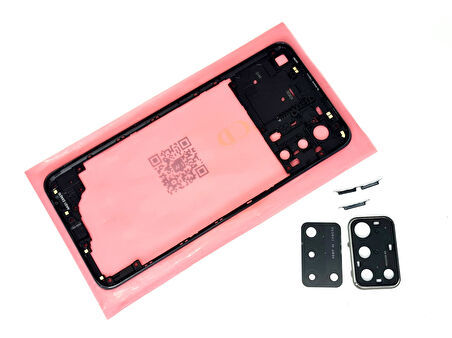 Tkgz - Oppo A74 FULL KASA Arka Kapak Batarya Kapağı - SİYAH