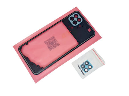 Tkgz - Oppo Reno 4 Lite FULL KASA Arka Kapak Batarya Kapağı - SİYAH