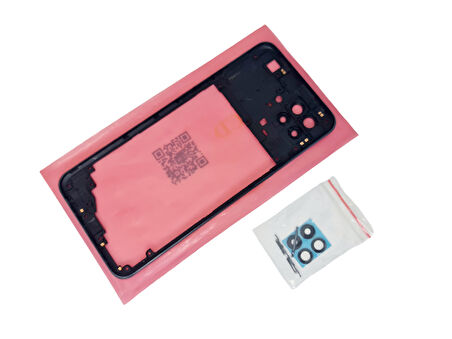 Tkgz - Oppo Reno 4 Lite FULL KASA Arka Kapak Batarya Kapağı - SİYAH