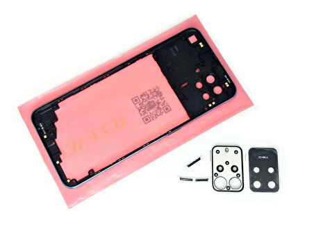 Tkgz - Oppo Reno 5 Lite FULL KASA Arka Kapak Batarya Kapağı - MAVİ