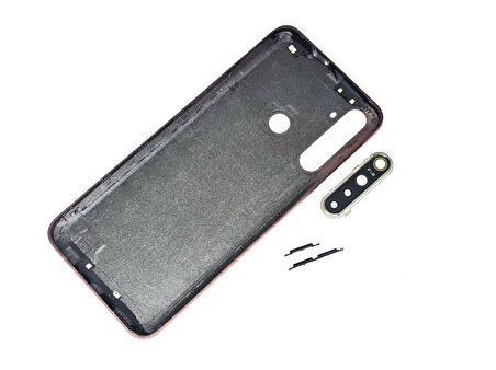 Tkgz - Oppo Realme 5İ FULL KASA Arka Kapak Batarya Kapağı - KIRMIZI