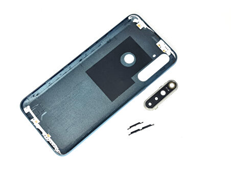 Tkgz - Oppo Realme 5İ FULL KASA Arka Kapak Batarya Kapağı - MAVİ