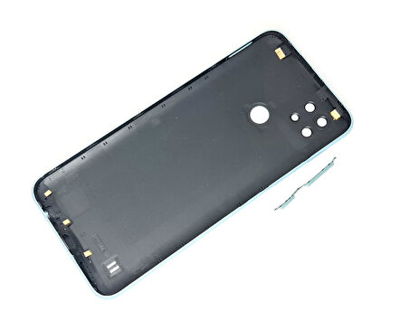 Tkgz - Oppo Realme C21 FULL KASA Arka Kapak Batarya Kapağı - MAVİ