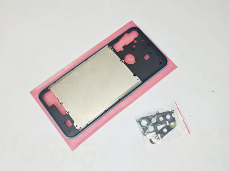 Tkgz - Oppo Realme 6İ FULL KASA Arka Kapak Batarya Kapağı - MAVİ