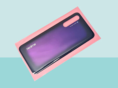 Tkgz - Oppo Realme 6 Pro Arka Kapak Batarya Kapağı - MOR