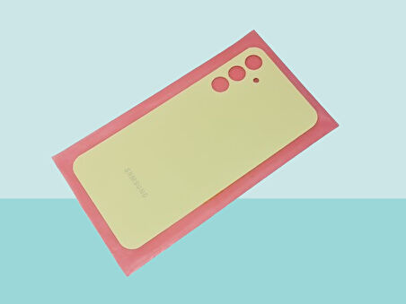 Tkgz - Samsung Galaxy A15 Arka Kapak Batarya Kapağı - SARI