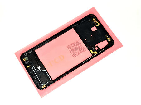 Tkgz - Samsung Galaxy A20 A 205 FULL KASA Arka Kapak Batarya Kapağı - SİYAH