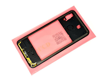 Tkgz - Samsung Galaxy A20 A 205 FULL KASA Arka Kapak Batarya Kapağı - SİYAH