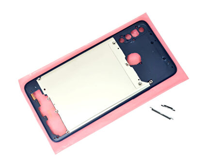 Tkgz - Samsung Galaxy A20S FULL KASA Arka Kapak Batarya Kapağı - MAVİ