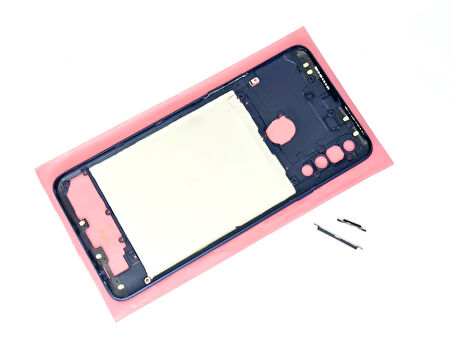 Tkgz - Samsung Galaxy A20S FULL KASA Arka Kapak Batarya Kapağı - MAVİ