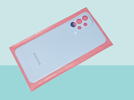 Tkgz - Samsung Galaxy A23 Arka Kapak Batarya Kapağı - MAVİ