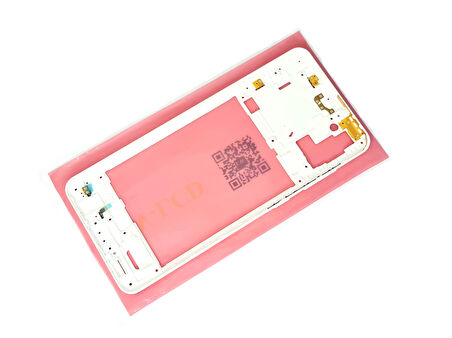 Tkgz - Samsung Galaxy A21S FULL KASA Arka Kapak Batarya Kapağı - BEYAZ