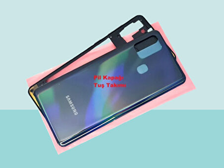 Tkgz - Samsung Galaxy A21S FULL KASA Arka Kapak Batarya Kapağı - SİYAH