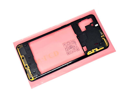 Tkgz - Samsung Galaxy A21S FULL KASA Arka Kapak Batarya Kapağı - SİYAH