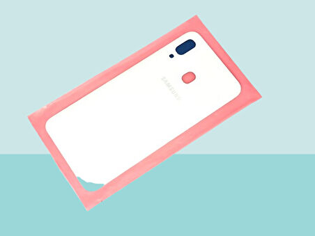 Tkgz - Samsung Galaxy A30 A 305 Arka Kapak Batarya Kapağı - BEYAZ