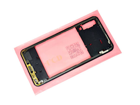 Tkgz - Samsung Galaxy A30S A307 FULL KASA Arka Kapak Batarya Kapağı - SİYAH