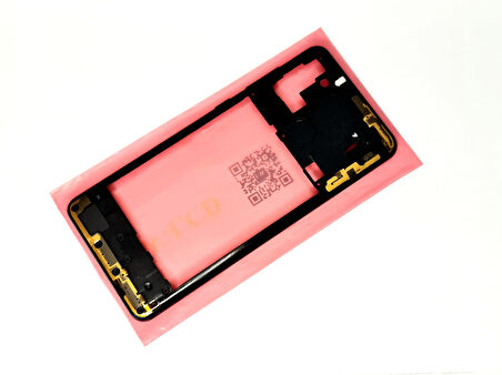 Tkgz - Samsung Galaxy A31 A315 FULL KASA Arka Kapak Batarya Kapağı - SİYAH