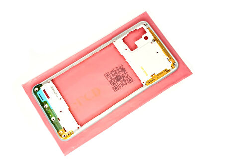 Tkgz - Samsung Galaxy A31 A315 FULL KASA Arka Kapak Batarya Kapağı - BEYAZ