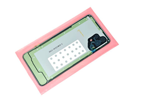 Tkgz - Samsung Galaxy A32 A325 Arka Kapak Batarya Kapağı (Cam Full Lensli) - MAVİ