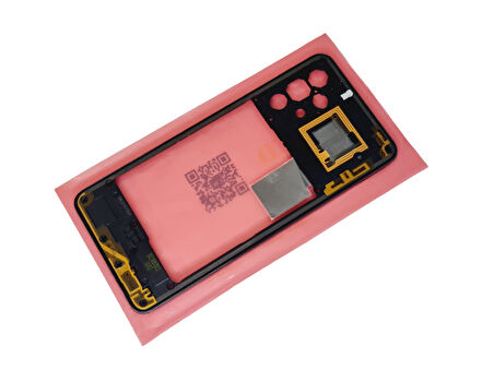 Tkgz - Samsung Galaxy A32 FULL KASA Arka Kapak Batarya Kapağı - SİYAH