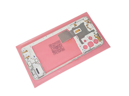 Tkgz - Samsung Galaxy A32 FULL KASA Arka Kapak Batarya Kapağı - BEYAZ