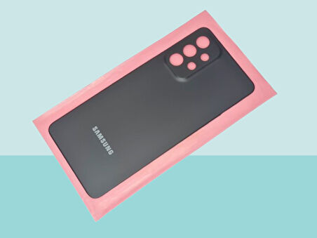 Tkgz - Samsung Galaxy A33 Arka Kapak Batarya Kapağı - SİYAH