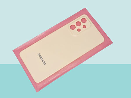 Tkgz - Samsung Galaxy A33 Arka Kapak Batarya Kapağı - PEMBE