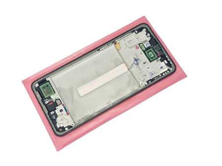 Tkgz - Samsung Galaxy A33 FULL KASA Arka Kapak Batarya Kapağı - SİYAH