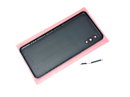 Tkgz - Samsung Galaxy A02 FULL KASA Arka Kapak Batarya Kapağı - SİYAH