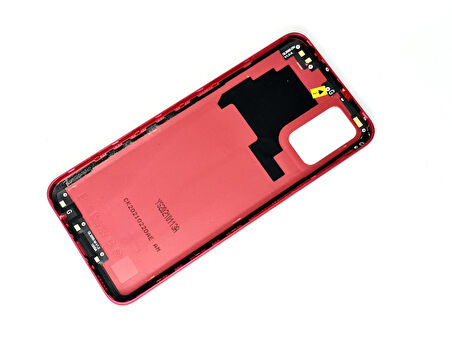 Tkgz - Samsung Galaxy A02S FULL KASA Arka Kapak Batarya Kapağı - KIRMIZI