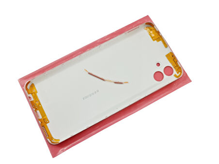 Tkgz - Samsung Galaxy A04 FULL KASA Arka Kapak Batarya Kapağı - GOLD