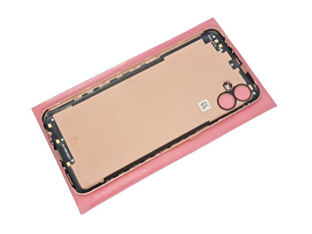 Tkgz - Samsung Galaxy A04E FULL KASA Arka Kapak Batarya Kapağı - GOLD